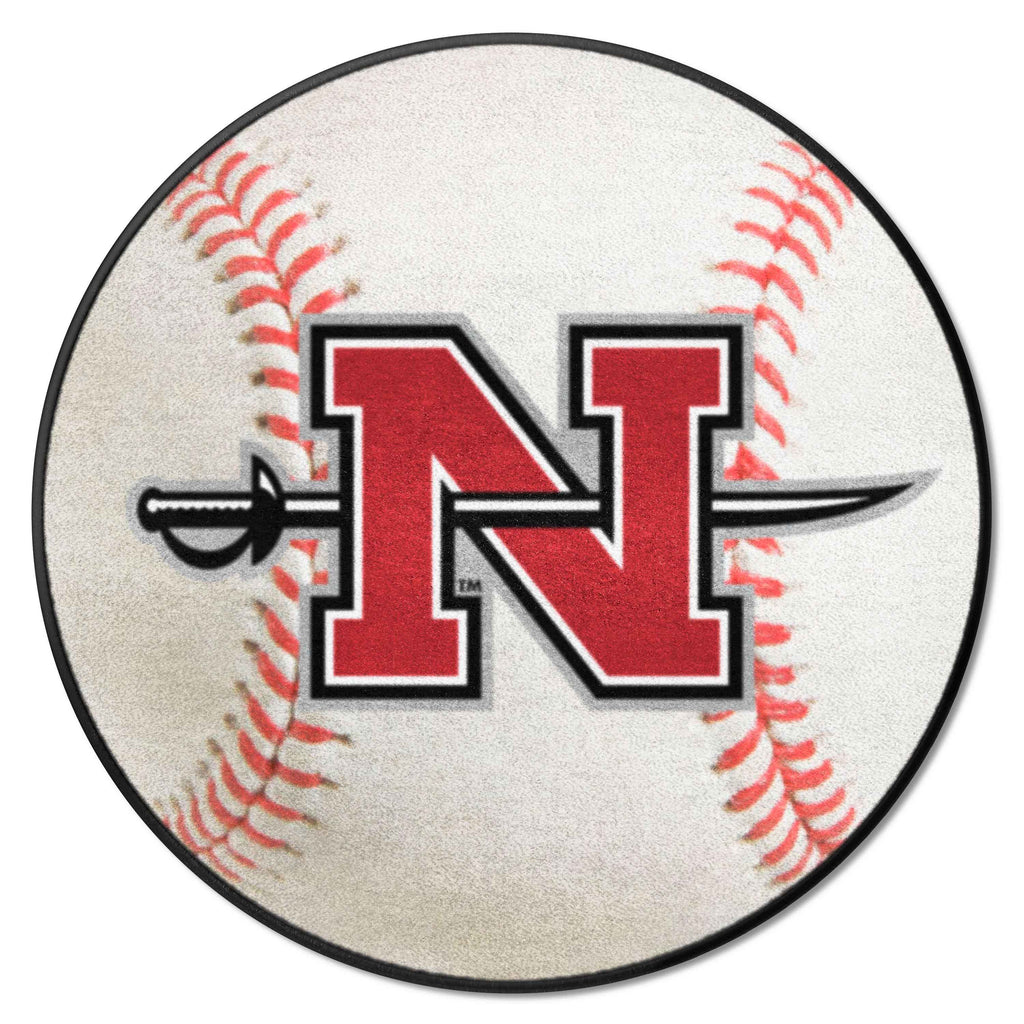 Fanmats - Nicholls State University Baseball Mat 27'' diameter