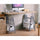 Adjustable Height Writing Desk with Sturdy Metal Base - OS Home and Office Furniture