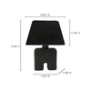 Yara Table Lamp Black - Moe's