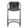 Freeman Barstool Onyx Black Leather - Set Of Two - Moe's
