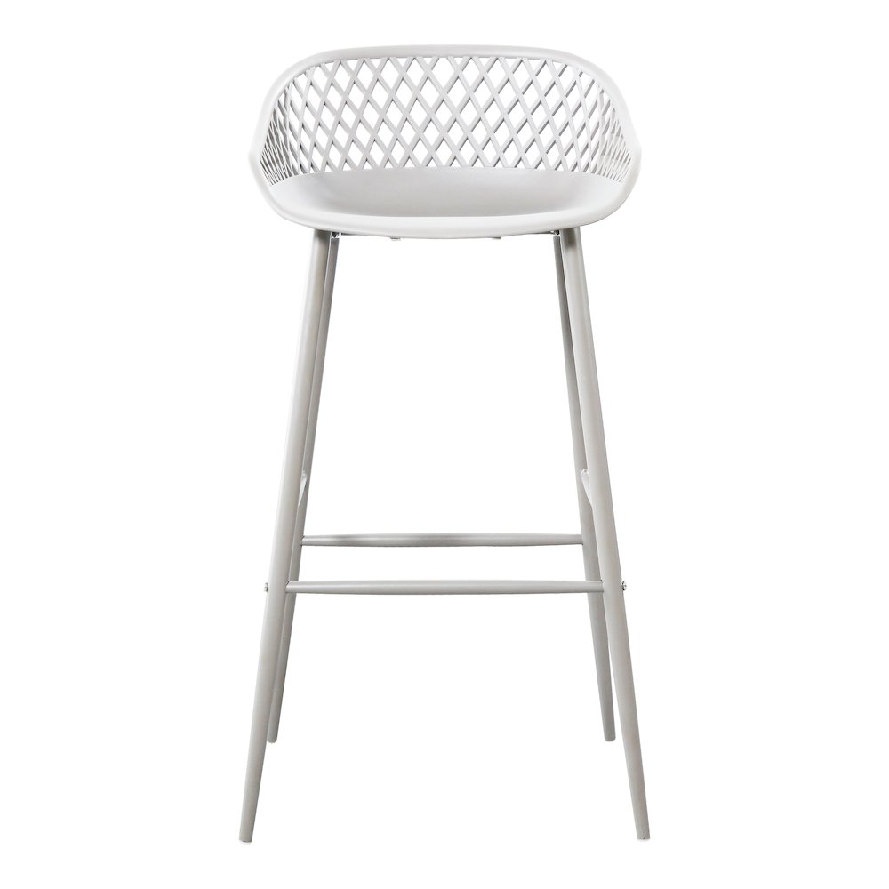 Piazza Outdoor Barstool White - Set Of Two - Moe's