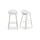 Piazza Outdoor Barstool White - Set Of Two - Moe's