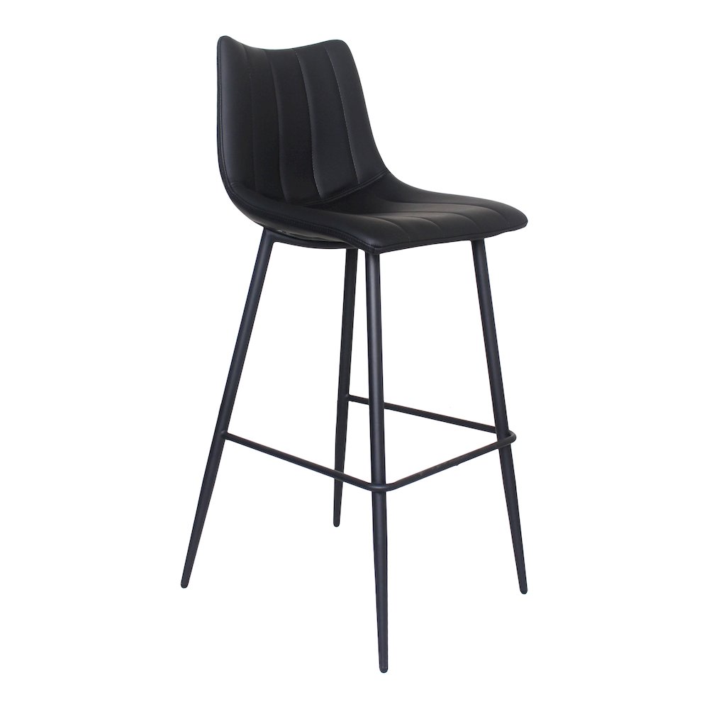 Alibi Barstool Matte Black - Set Of Two - Moe's Home Collection