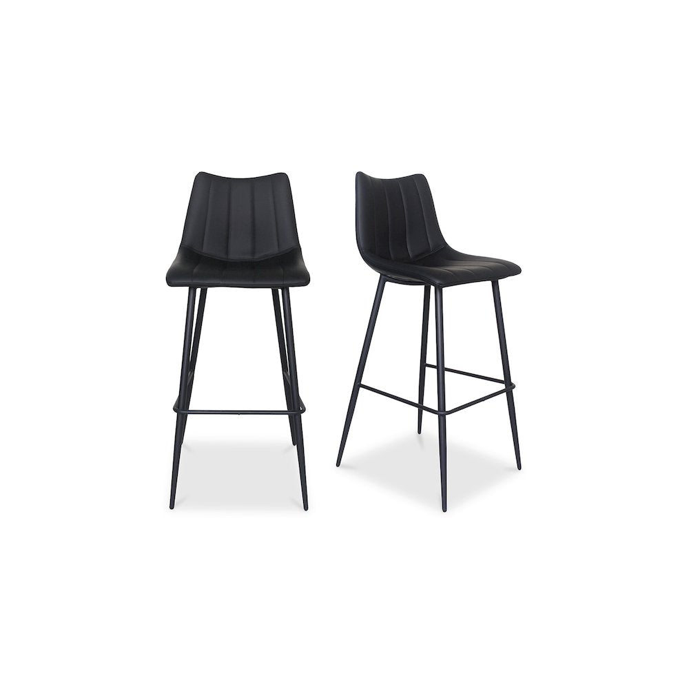 Alibi Barstool Matte Black - Set Of Two - Moe's Home Collection