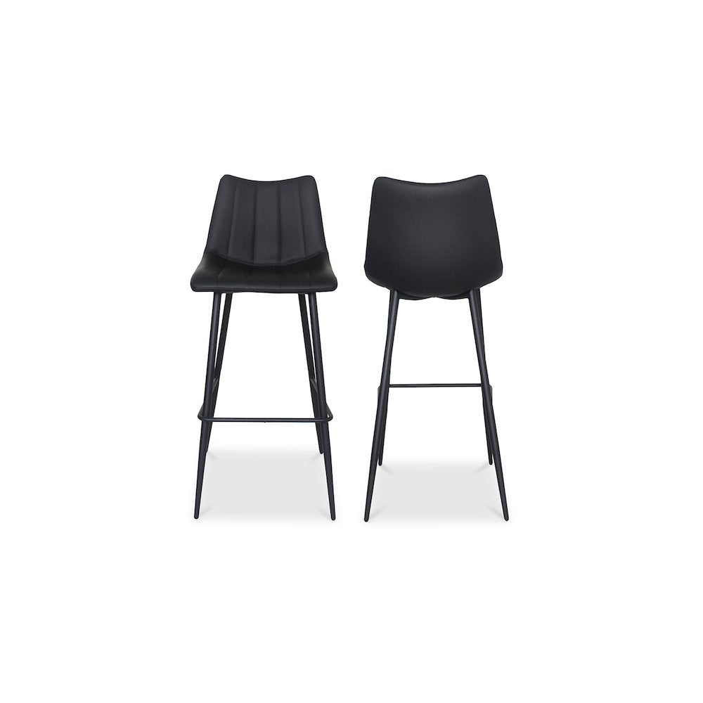 Alibi Barstool Matte Black - Set Of Two - Moe's Home Collection