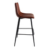 Alibi Barstool Brown - Set Of Two - Moe's Home Collection