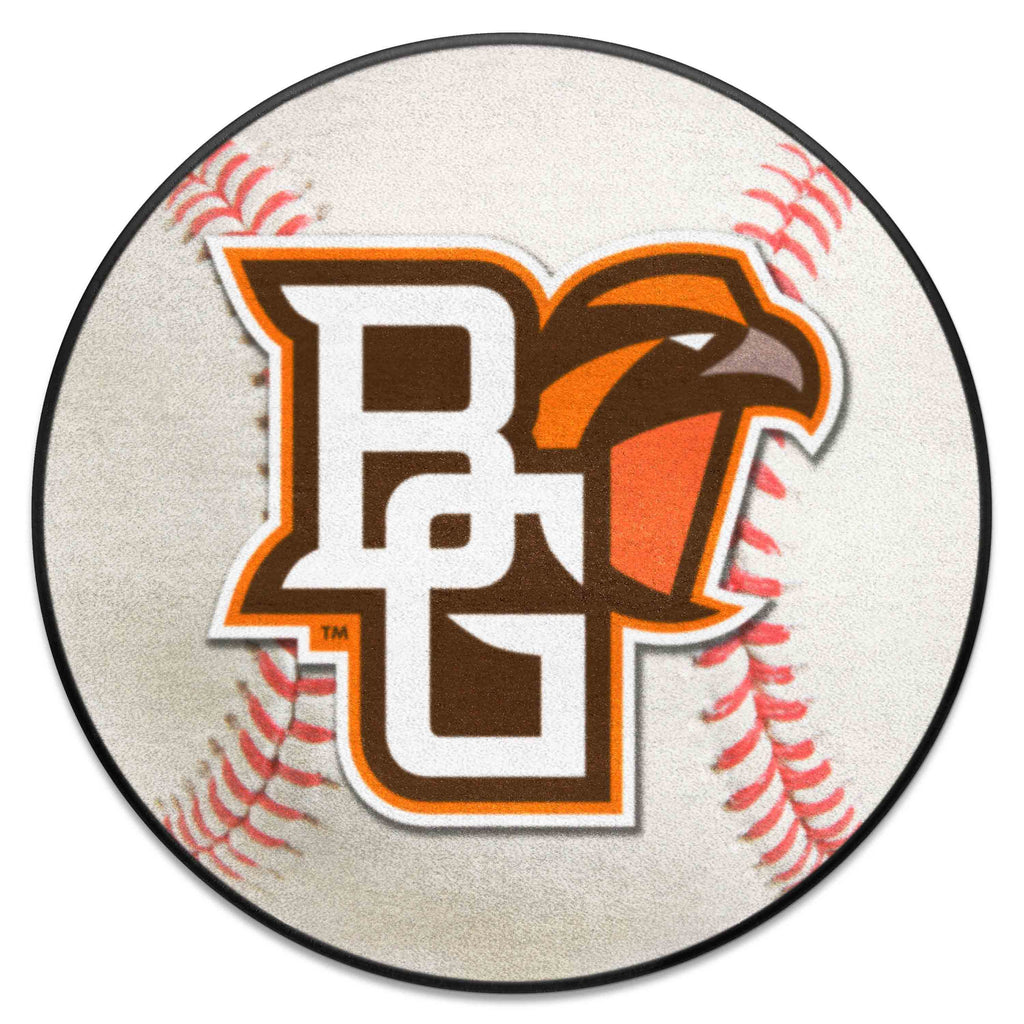 Fanmats - Bowling Green State University Baseball Mat 27'' diameter