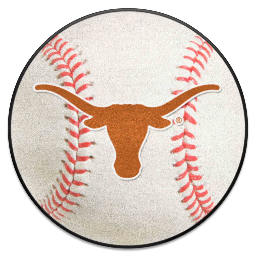 Fanmats - University of Texas Baseball Mat 27'' diameter