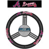 Atlanta Braves Steering Wheel Cover Leather CO -