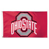 Ohio State Buckeyes Flag 3x5 Deluxe Style Red - WinCraft