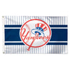 New York Yankees Flag 3x5 Deluxe Style Pinstripe Alternate Special Order - WinCraft