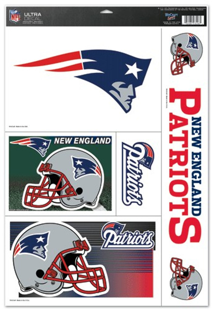 New England Patriots Decal 11x17 Ultra - Wincraft