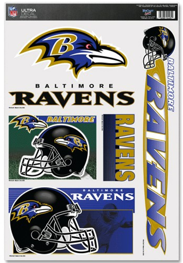 Baltimore Ravens Decal 11x17 Ultra - Wincraft