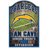 Los Angeles Chargers Sign 11x17 Wood Fan Cave Design - WinCraft