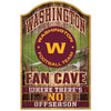 Washington Football Team Sign 11x17 Wood Fan Cave Design - WinCraft