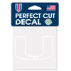 Miami Hurricanes Decal 4x4 Perfect Cut White - Special Order - Wincraft