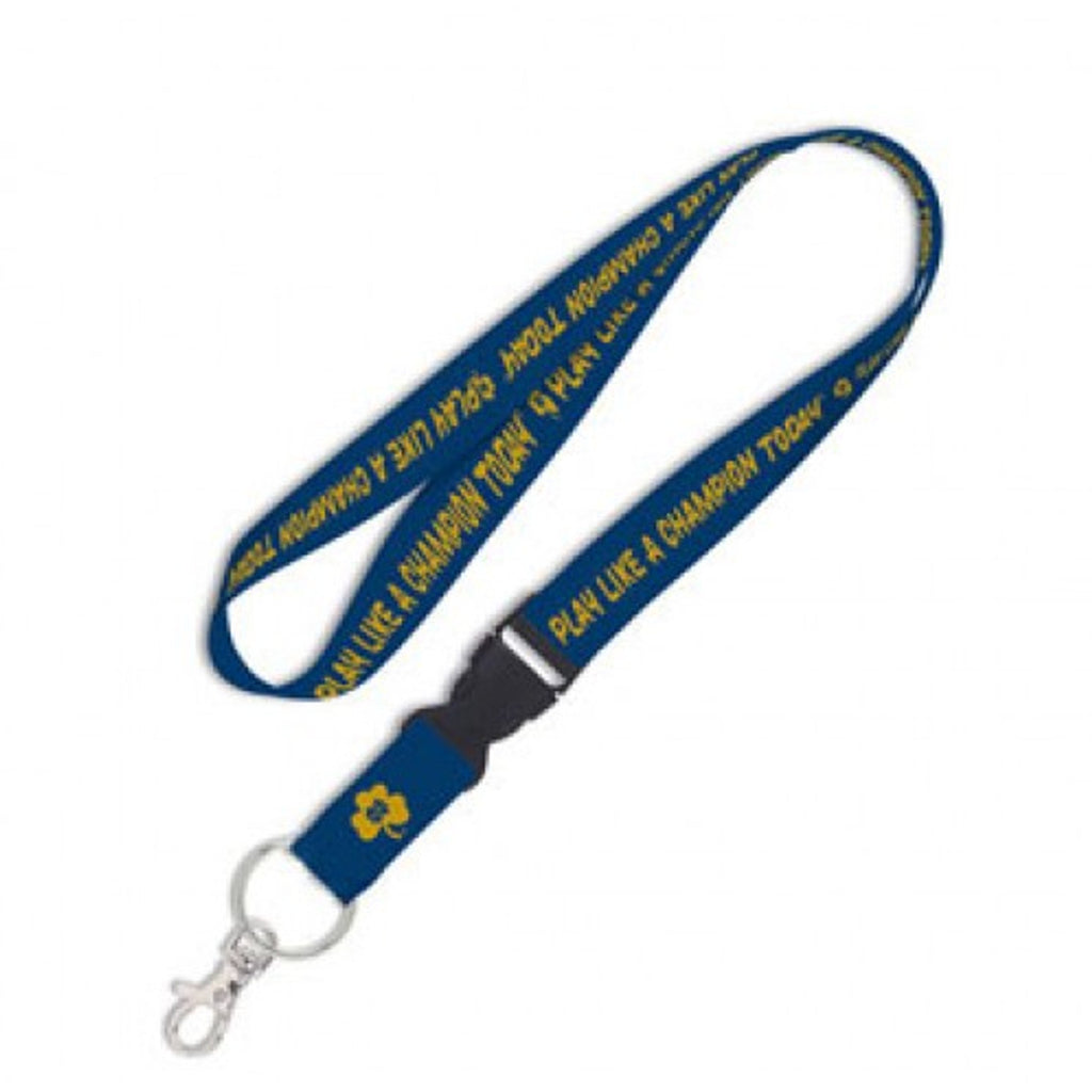 Notre Dame Fighting Irish Lanyard with Detachable Buckle - P.L.A.C.T - Navy - WinCraft