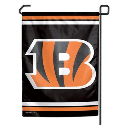 Cincinnati Bengals Flag 12x18 Garden Style 2 Sided - WinCraft