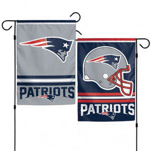 New England Patriots Flag 12x18 Garden Style 2 Sided - WinCraft