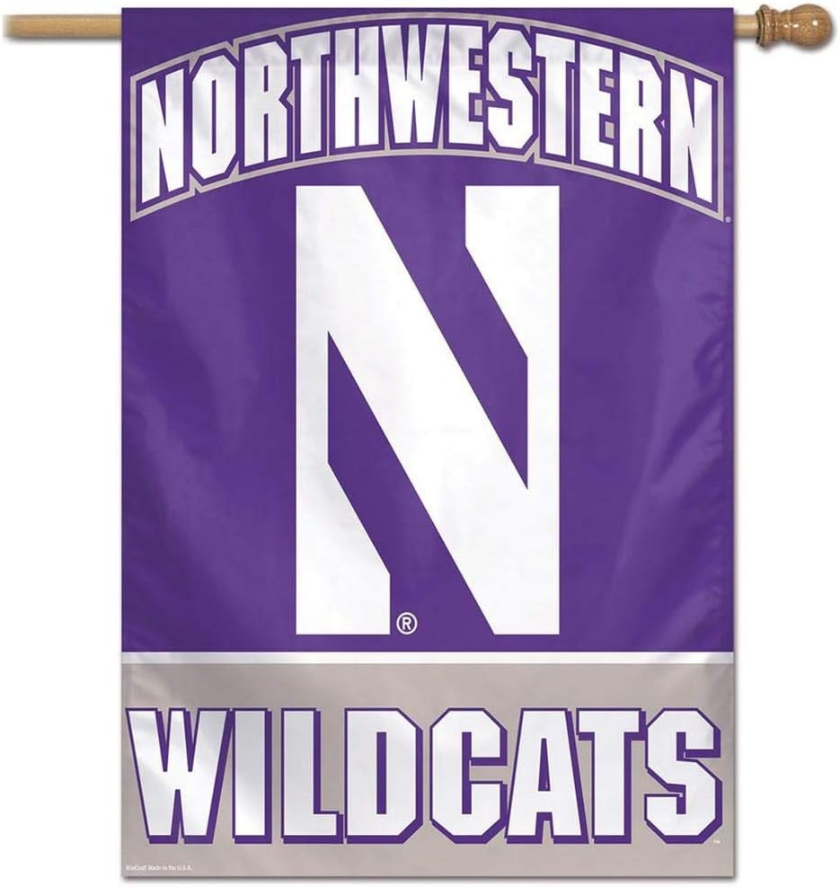 Northwestern Wildcats Banner 28x40 Vertical Special Order - WinCraft