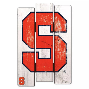 Syracuse Orange Sign 11x17 Wood Fence Style - WinCraft