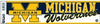 Michigan Wolverines Bumper Sticker - WinCraft