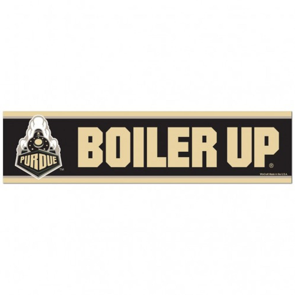 Purdue Boilermakers Decal 3x12 Bumper Strip Style - Wincraft