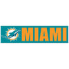 Miami Dolphins Decal Bumper Sticker - WinCraft