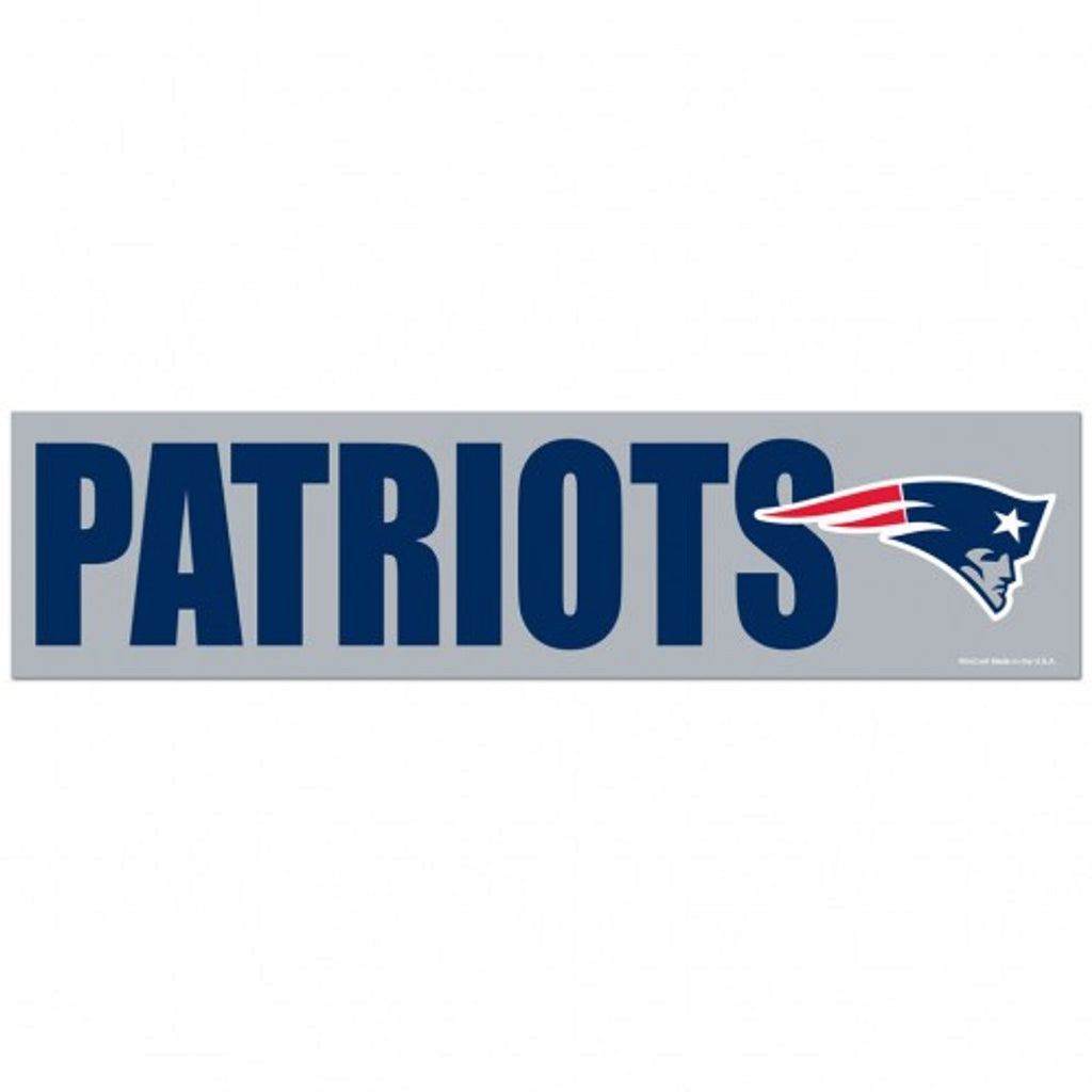 New England Patriots Decal Bumper Sticker - WinCraft