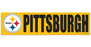 Pittsburgh Steelers Decal Bumper Sticker - WinCraft