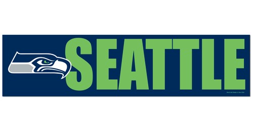 Seattle Seahawks Decal Bumper Sticker - WinCraft