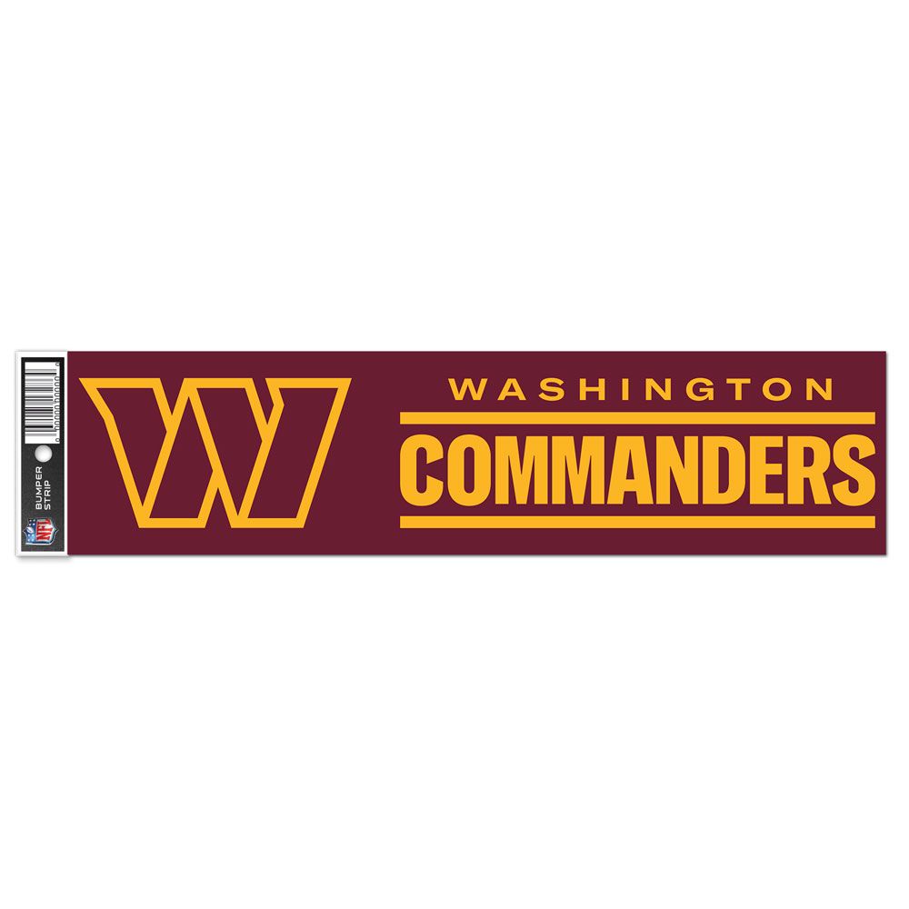 Washington Commanders Decal 3x12 Bumper Strip Style - WinCraft