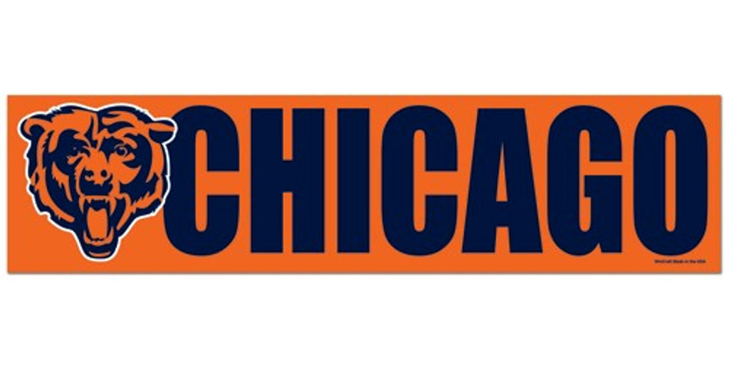 Chicago Bears Decal Bumper Sticker - Wincraft