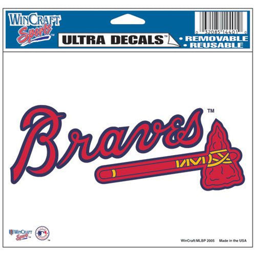 Atlanta Braves Decal 5x6 Ultra Color - WinCraft