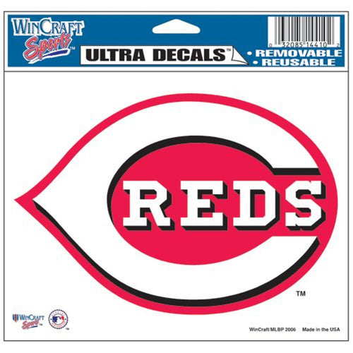 Cincinnati Reds Decal 5x6 Ultra Color - WinCraft