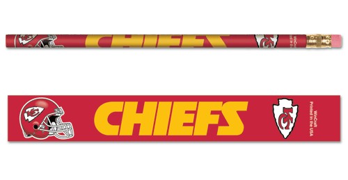 Kansas City Chiefs Pencil 6 Pack - WinCraft