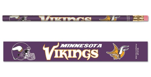 Minnesota Vikings Pencil 6 Pack - WinCraft