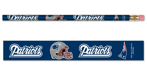 New England Patriots Pencil 6 Pack - WinCraft