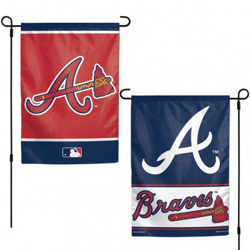Atlanta Braves Flag 12x18 Garden Style 2 Sided - WinCraft