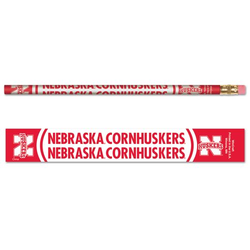 Nebraska Cornhuskers  Pencil 6 Pack - 0.25