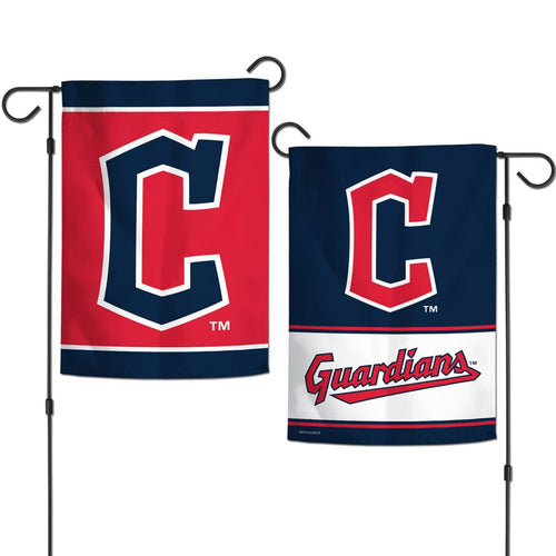 Cleveland Guardians Flag 12x18 Garden Style 2 Sided - WinCraft