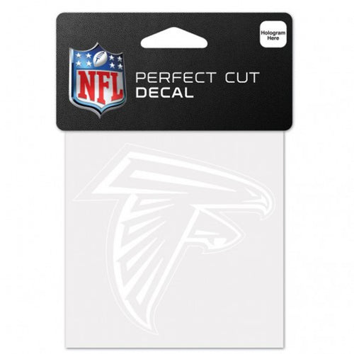Atlanta Falcons Decal 4x4 Perfect Cut White - WinCraft