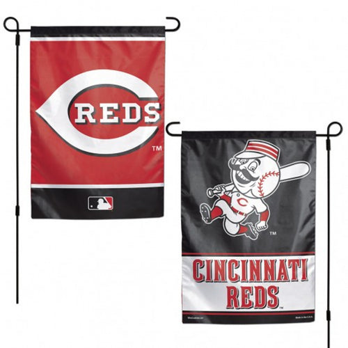 Cincinnati Reds Flag 12x18 Garden Style 2 Sided - WinCraft