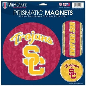 USC Trojans Magnets 11x11 Prismatic Sheet - WinCraft
