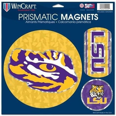 LSU Tigers Magnets 11x11 Prismatic Sheet - WinCraft