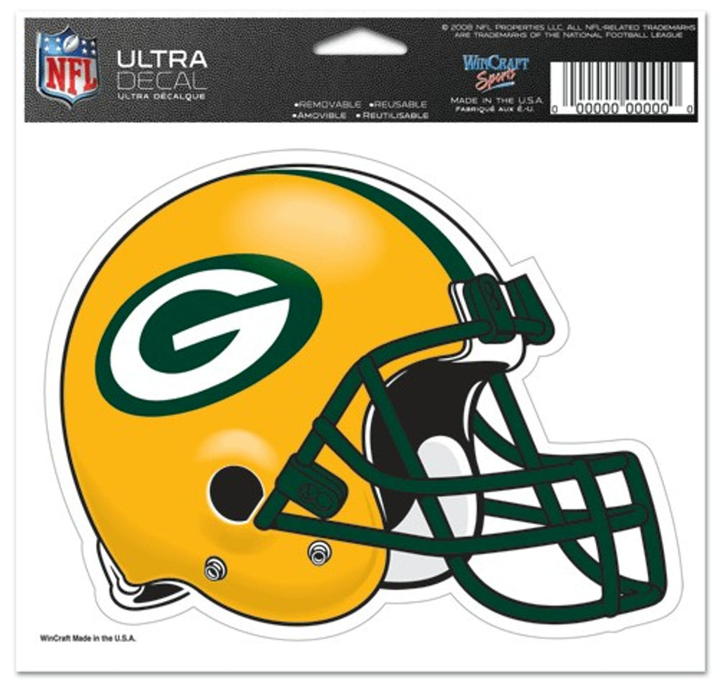 Green Bay Packers Decal 5x6 Ultra Color - Wincraft