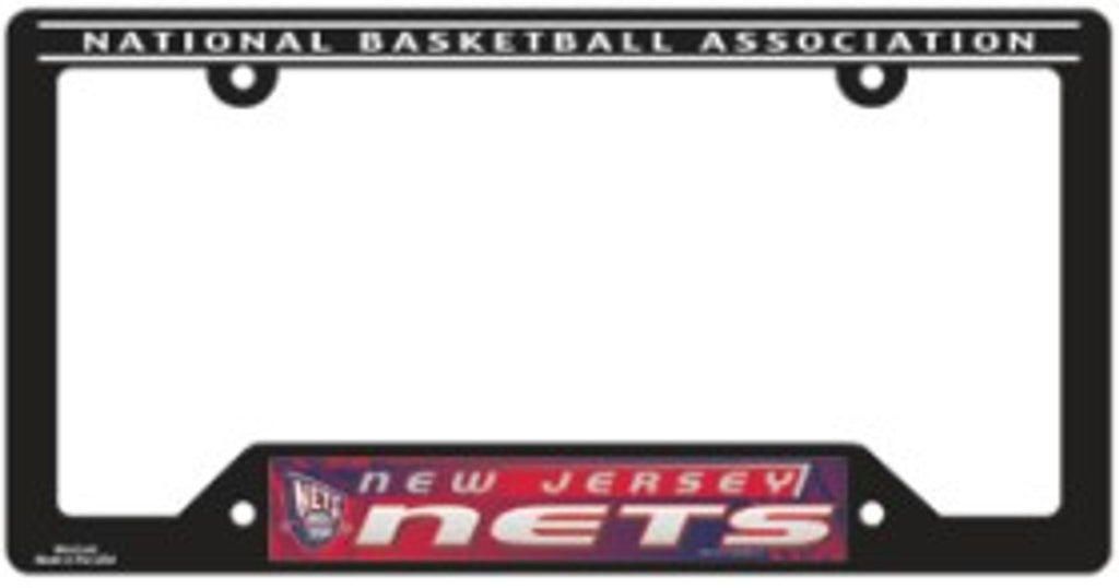 New Jersey Nets Plastic License Plate Frame - Wincraft
