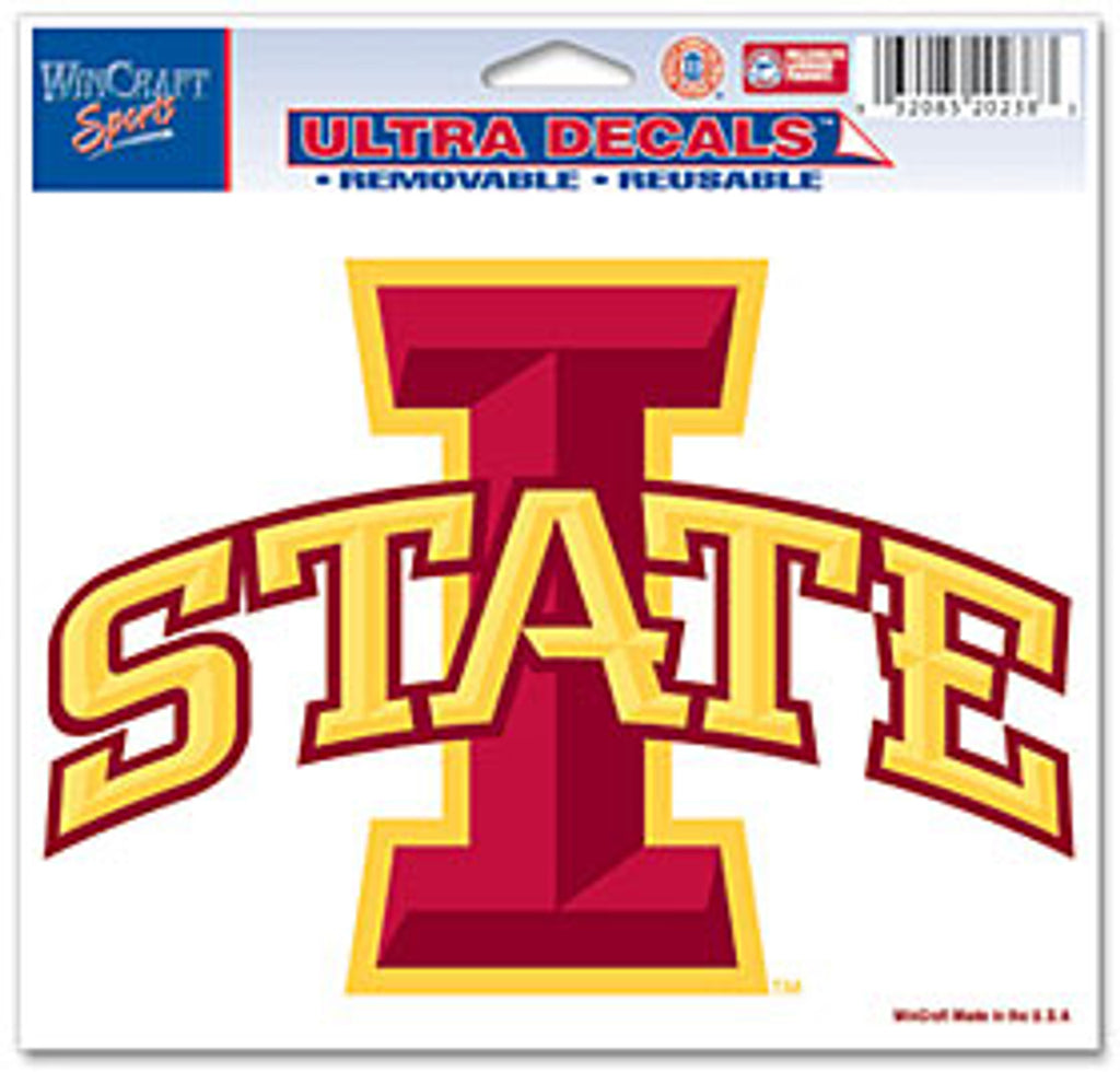 Iowa State Cyclones Decal 5x6 Ultra Color - Wincraft