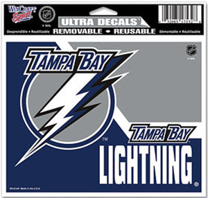 Tampa Bay Lightning Decal 5x6 Multi Use Color - WinCraft