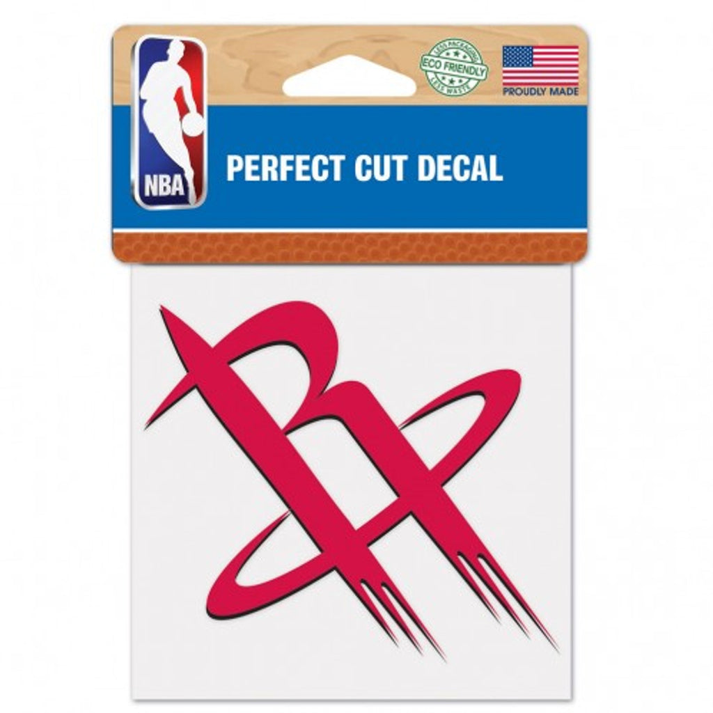 Houston Rockets Decal 4x4 Perfect Cut Color - Wincraft